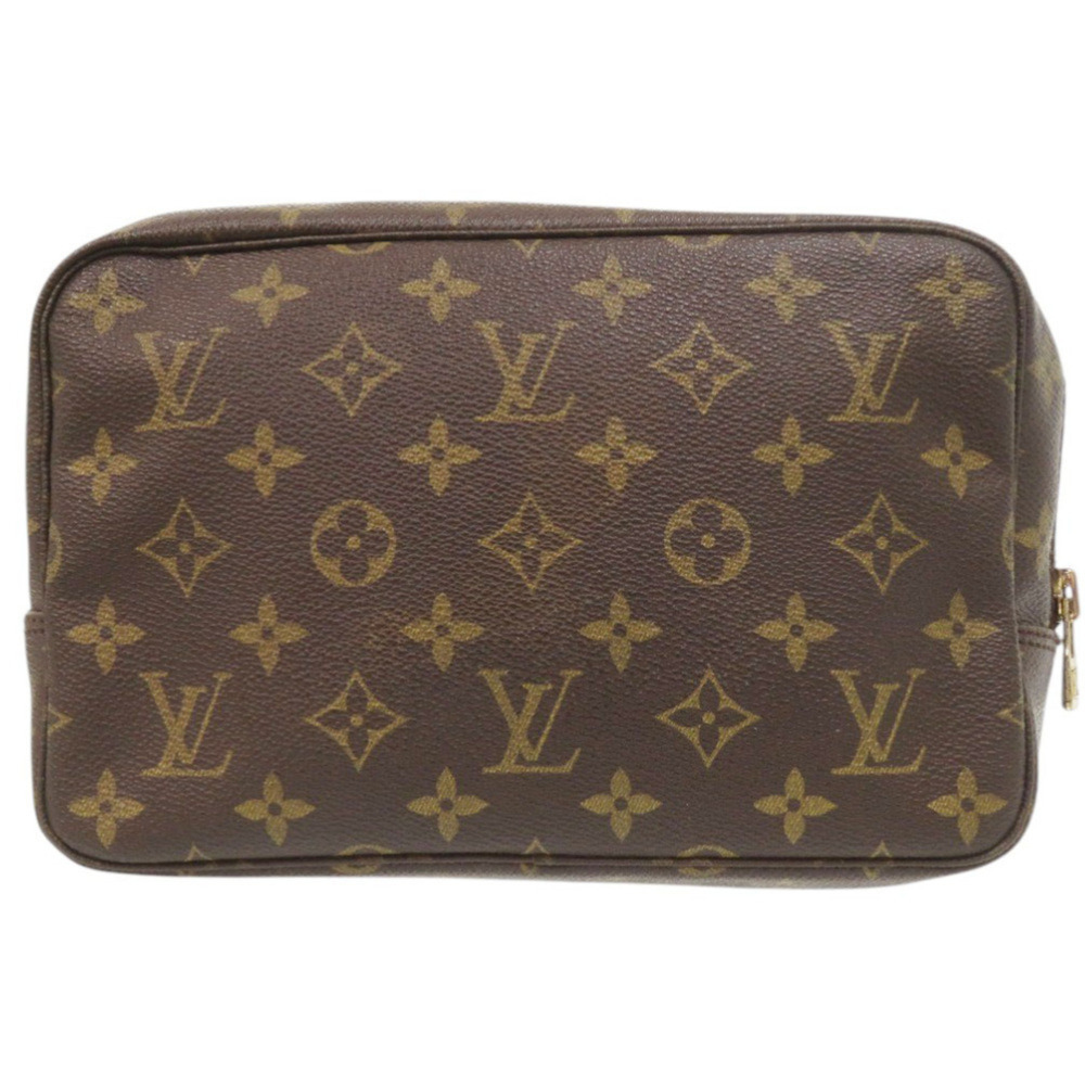 LOUIS VUITTON Authentic Brown Monogram Pouch - Picture 2 of 9